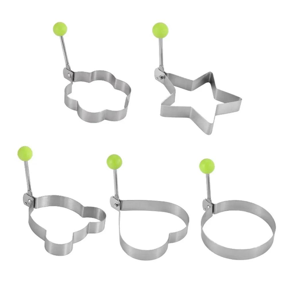 5-Set Fried Egg Molds - Multifunctional Breakfast Tool