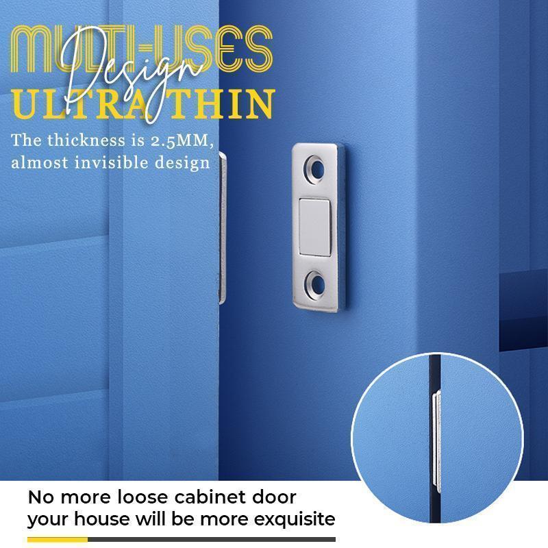 🚪 BUY 1 GET 9 FREE! 🔥 Non-Perforated Magnetic Door Closer - Easy Installation & Silent Closure, Ideal for Home and Office ✨