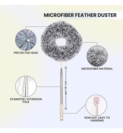 Flexible Long Handle Fan Cleaner Ceiling Duster