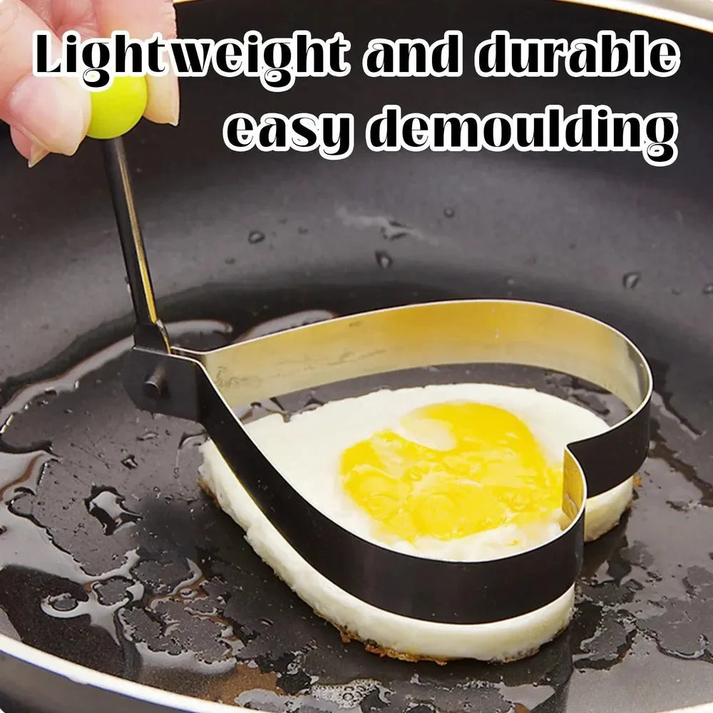 5-Set Fried Egg Molds - Multifunctional Breakfast Tool