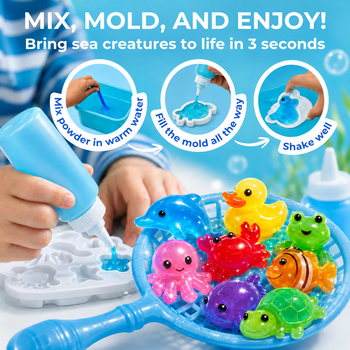 DIY Magic Water Squish – Ocean World (Ages 3+)