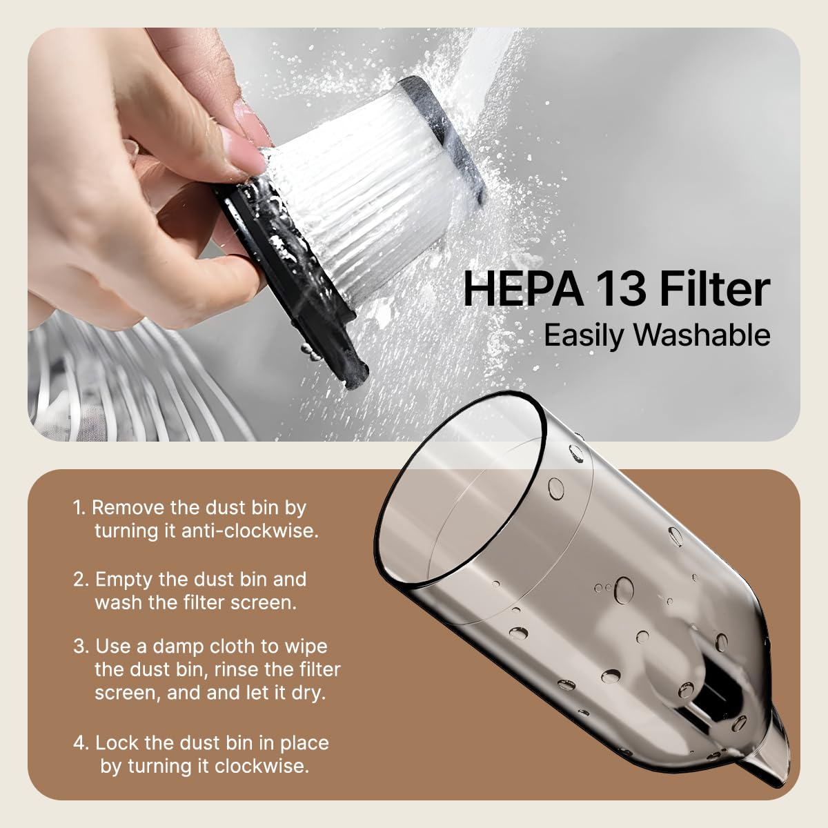 2-in-1 Wireless  Powerful Car Vacuum Cleaner