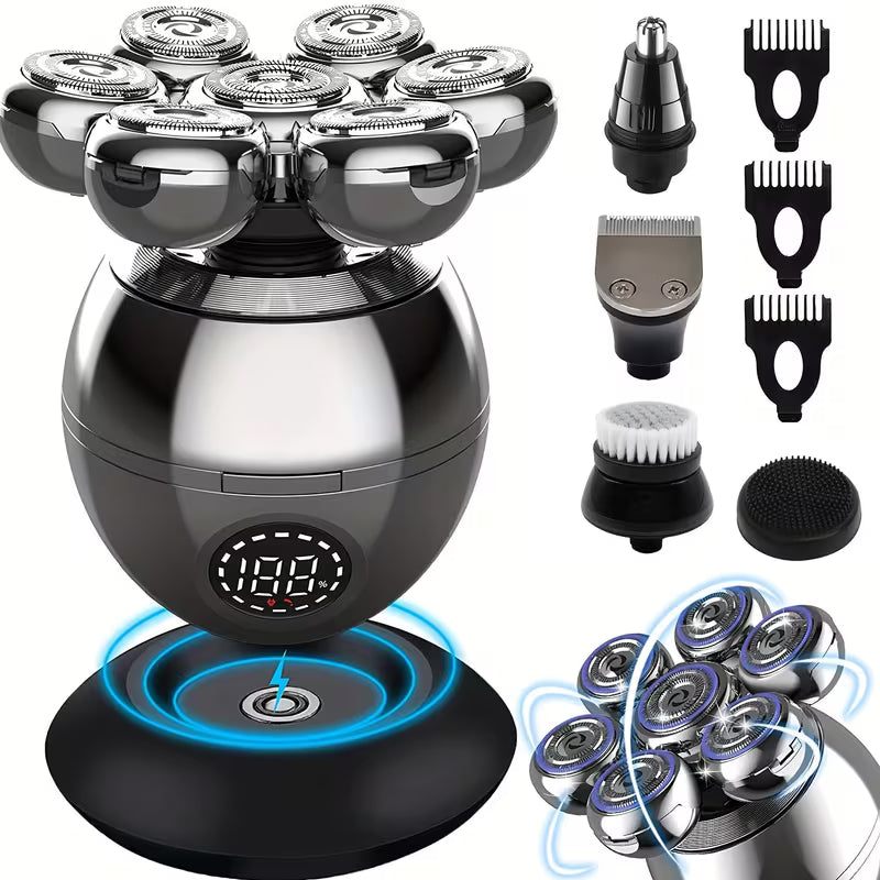5 in 1 Electric Shaver kit, Equipped with Rotary Blades