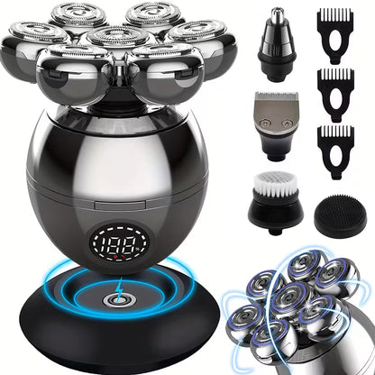 5 in 1 Electric Shaver kit, Equipped with Rotary Blades