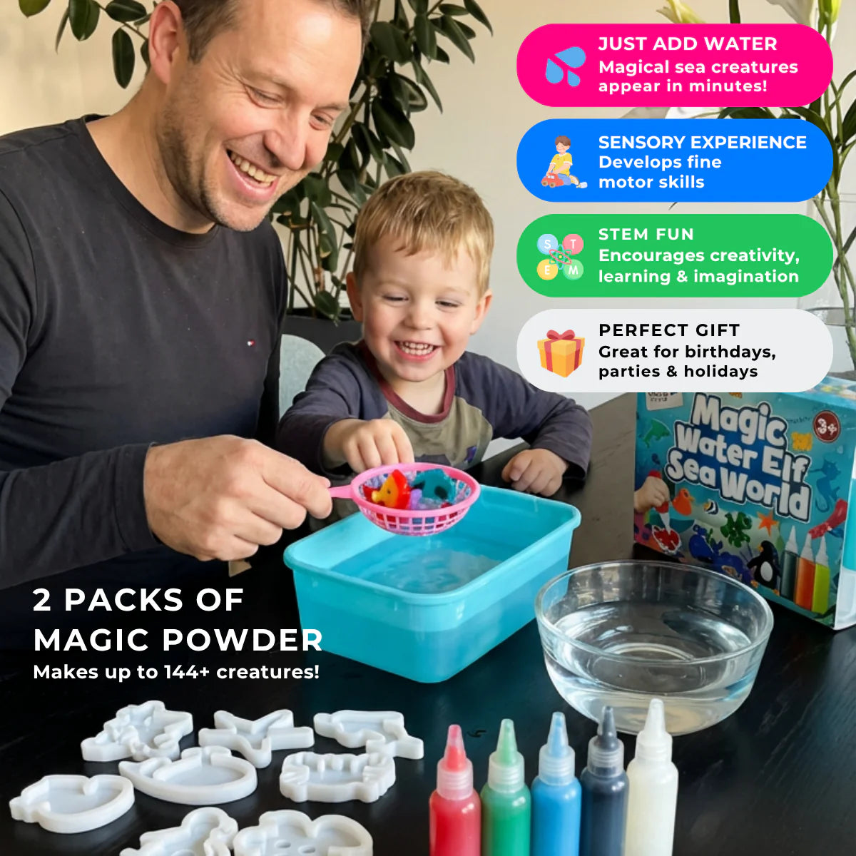 DIY Magic Water Squish – Ocean World (Ages 3+)