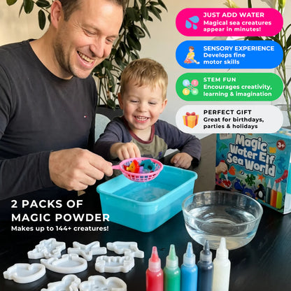 DIY Magic Water Squish – Ocean World (Ages 3+)