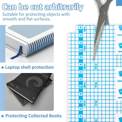 Self-adhesive transparent protective Note & Book cover (Pack of 30)