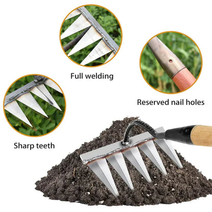 Japanese Heavy-Duty MultiPurpose Rake