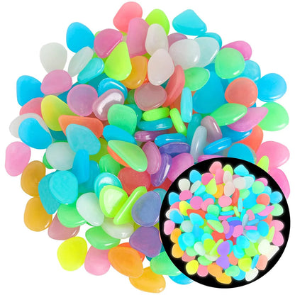 Luminous Stones – Mixed Color Night Glow Stones (150 pcs)