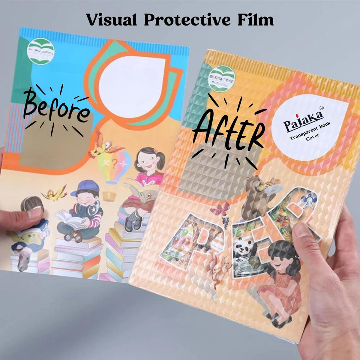 Self-adhesive transparent protective Note & Book cover (Pack of 30)