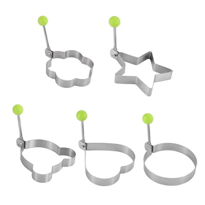 5-Set Fried Egg Molds - Multifunctional Breakfast Tool