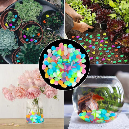 Luminous Stones – Mixed Color Night Glow Stones (150 pcs)