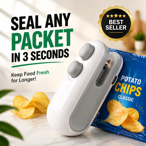 Mini Sealing Machine – Seal Packets Instantly & Keep Food Fresh Longer
