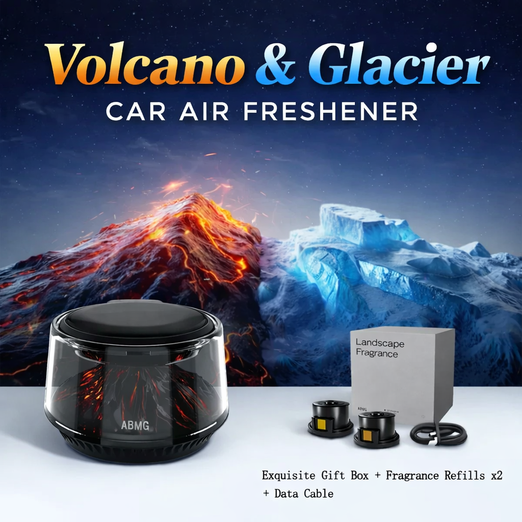 Volcano & Glacier Car Air Perfume(solar charged)