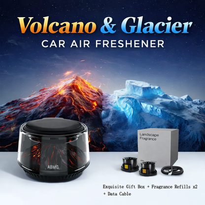 Volcano & Glacier Car Air Perfume(solar charged)