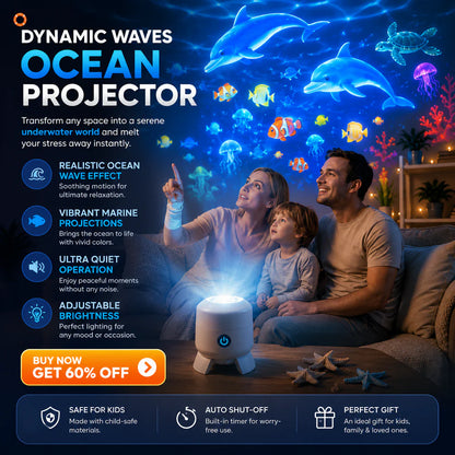 AquaDream™ Ocean Night Light LED Projector