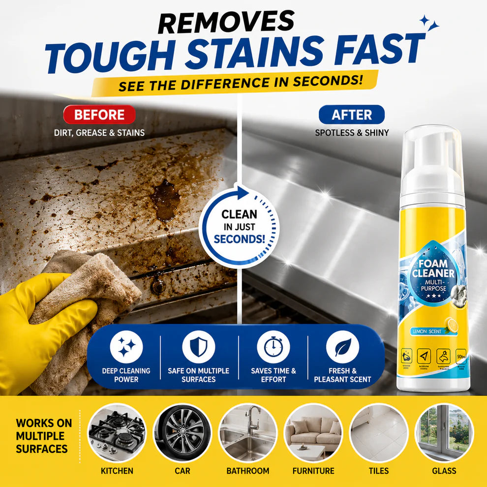 All in One Multi-Purpose Stain Remover -(Buy 1 Get 1 Free)