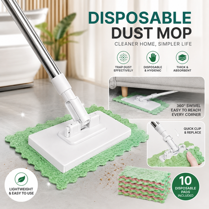 Disposable Dust Mop with 5 Reusable Cloths💥 Last day! 40% Off 💥