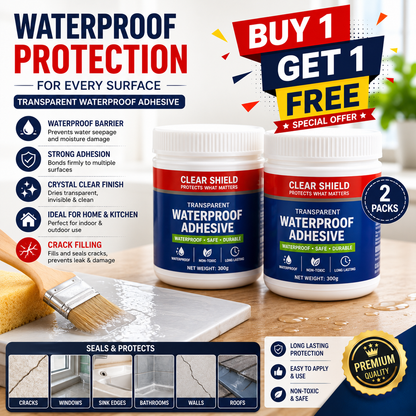CrackSeal™-Transparent Waterproof Glue Sealant(Buy 1 Get 1 Free)