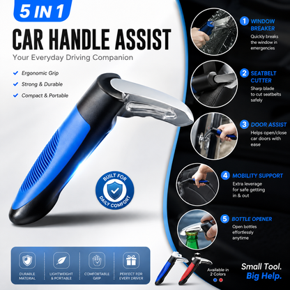5 in 1 Car Support Handle Assist with Window Breaker
