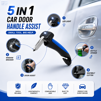 5 in 1 Car Support Handle Assist with Window Breaker
