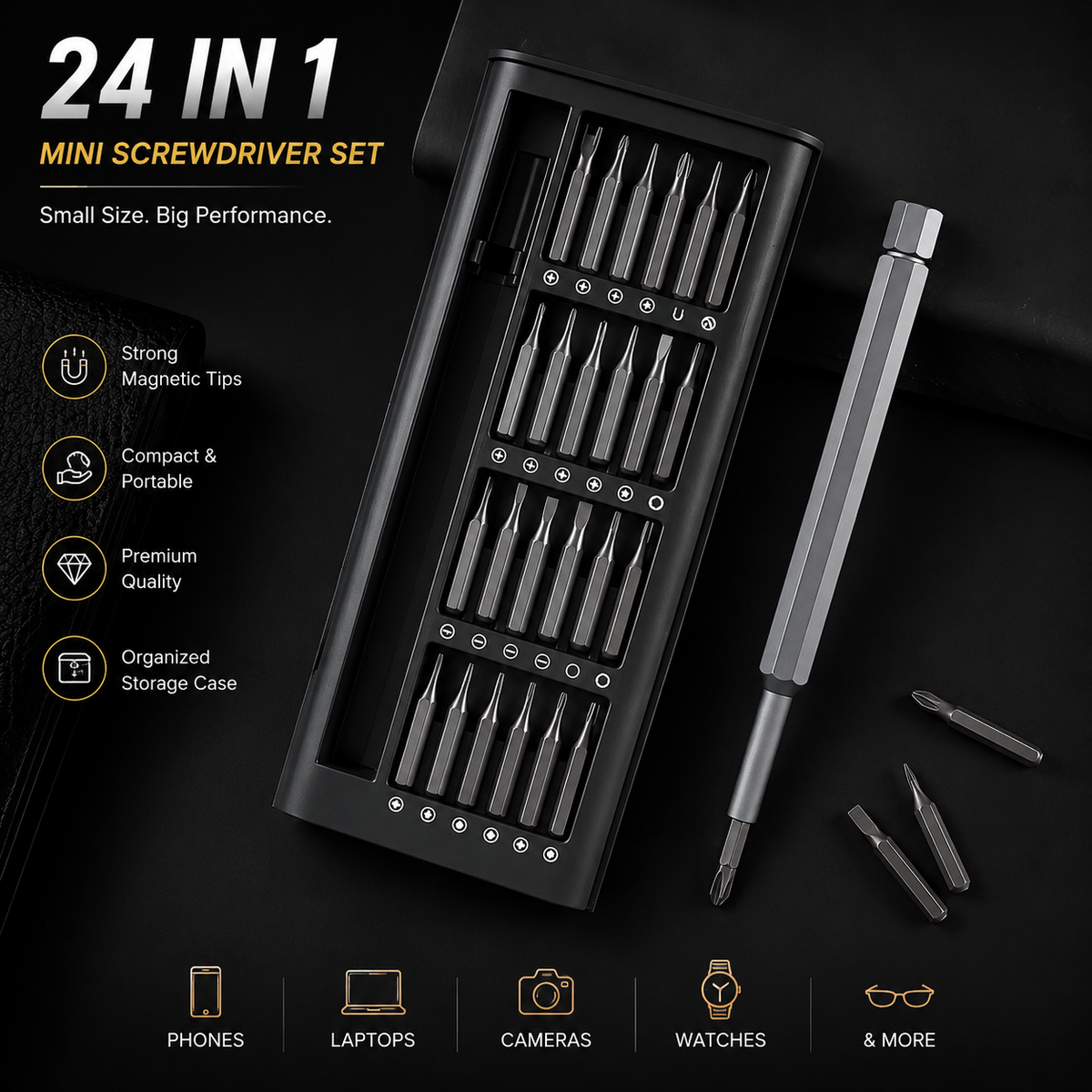 24 in 1 Mini Screwdriver Set with Case (NC-50)