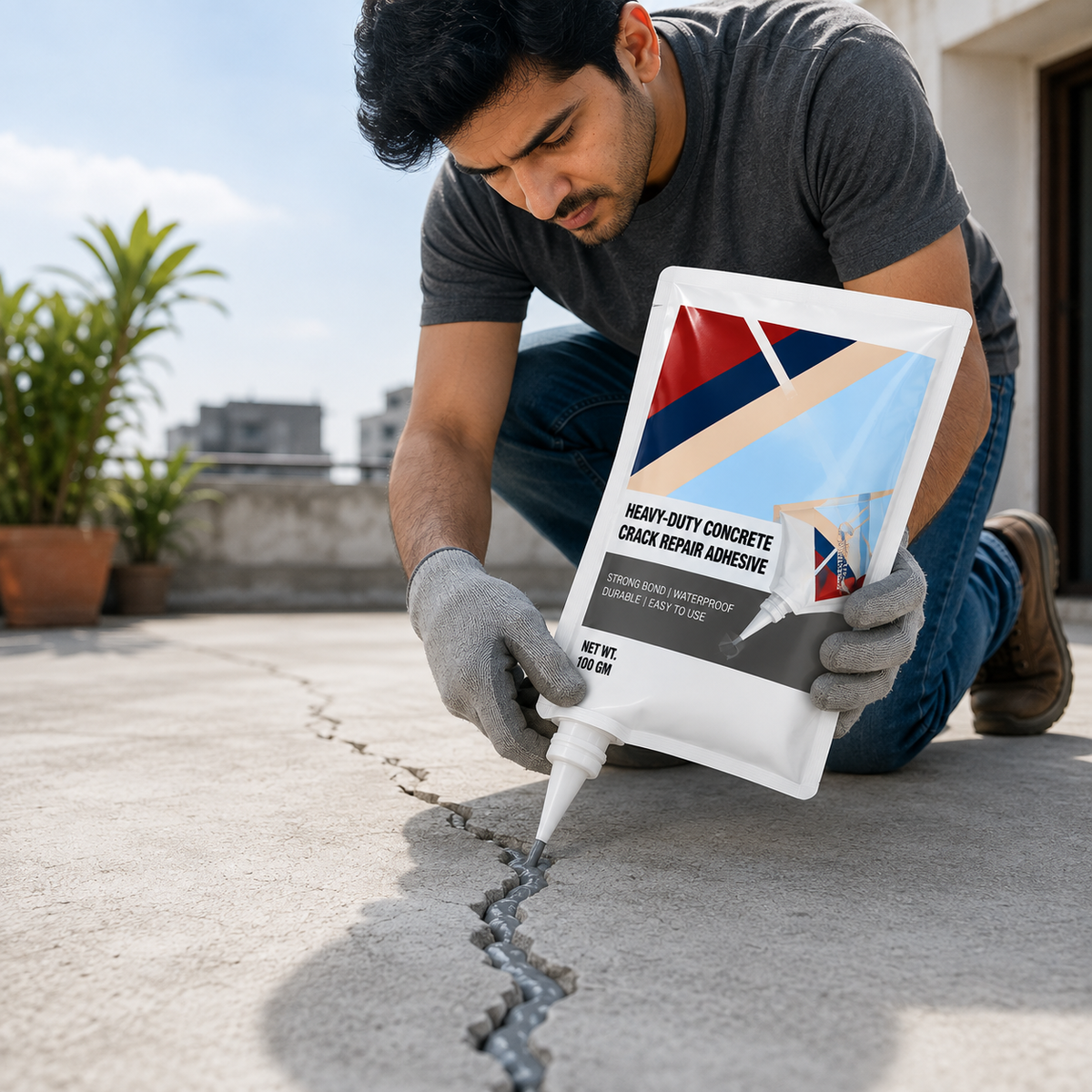 CrackSeal Pro – Heavy-Duty Concrete Repair Adhesive (BUY 1 GET 1 FREE)