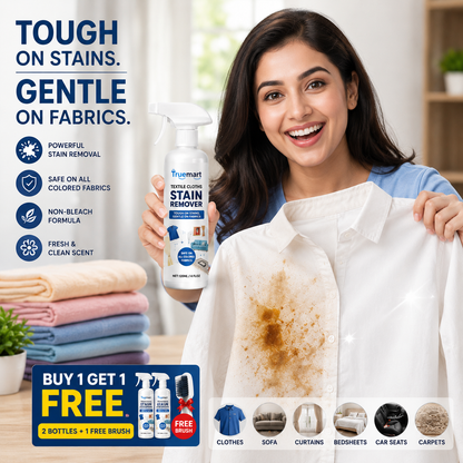 Powerful All Textile Cleaner For All Color Fabric Stain Remover Spray (BUY 1 GET 1 FREE)