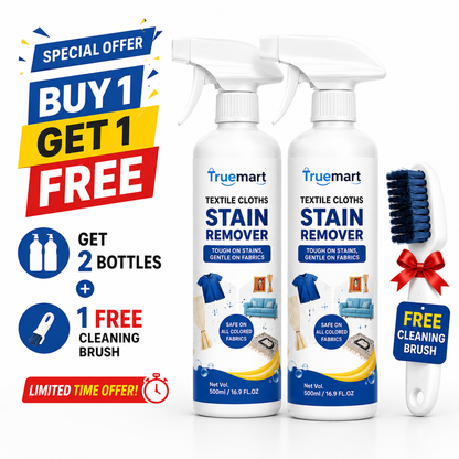 Powerful All Textile Cleaner For All Color Fabric Stain Remover Spray (BUY 1 GET 1 FREE)