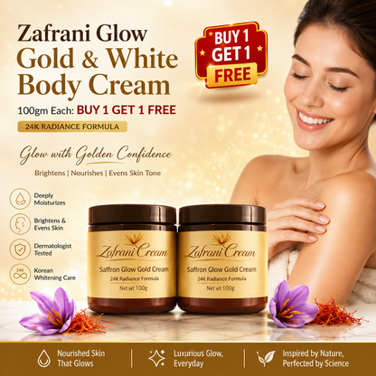 HydraGlow® - Magic Glow Gold & White Body Cream Combo(Buy 1 Get 1 Free)