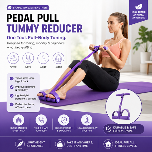 Multifunction Pedal Pull Resistance Band
