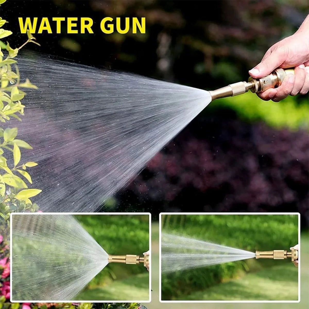 🔥Premium Brass Spray Nozzle | Adjustable Jet for Car & Garden | Buy 1 Get 1 Free