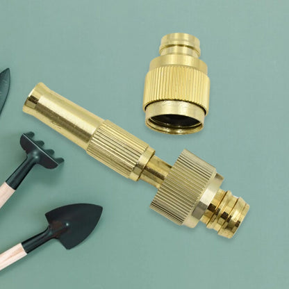🔥Premium Brass Spray Nozzle | Adjustable Jet for Car & Garden | Buy 1 Get 1 Free