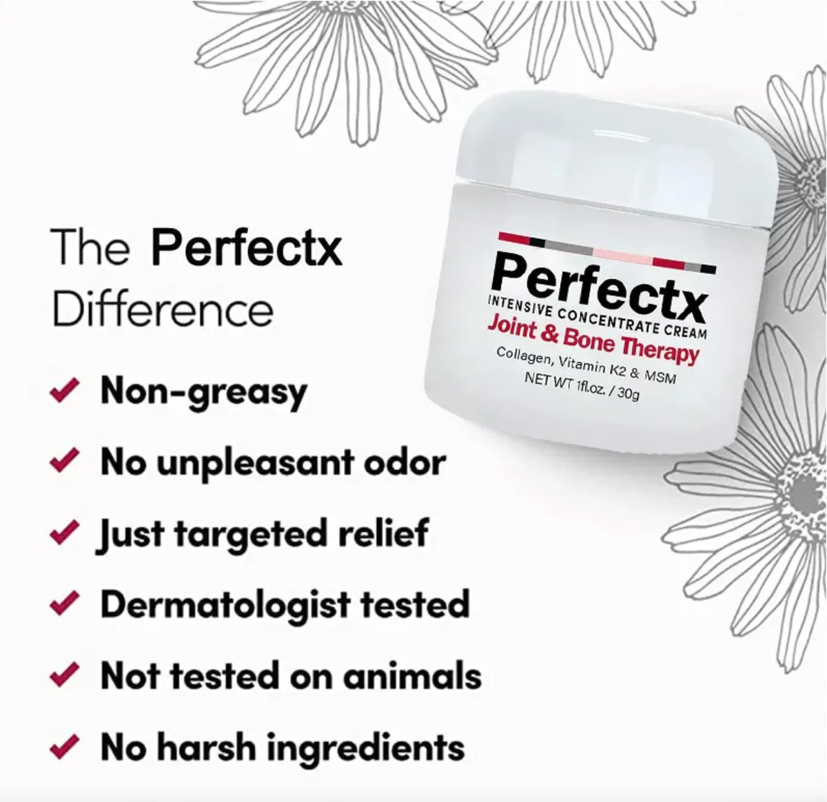 Perfectx Joint and Bone Treatment Cream-Buy 1 Get 1 Free Offer