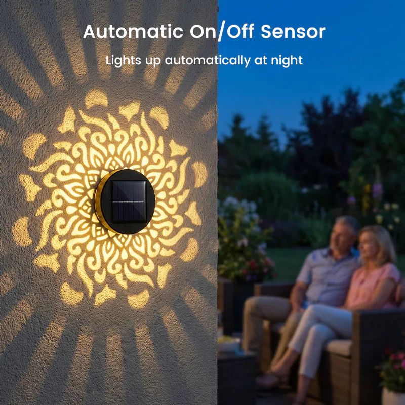 Limited-time 50% off⏰Solar-Powered Mandala Projector Light