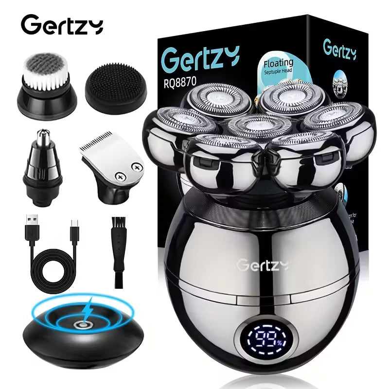 5 in 1 Electric Shaver kit, Equipped with Rotary Blades