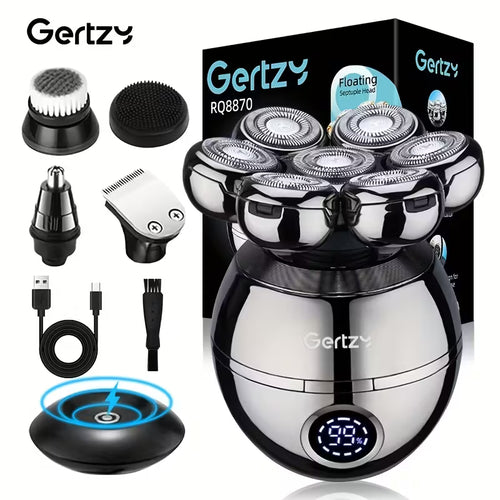 5 in 1 Electric Shaver kit, Equipped with Rotary Blades