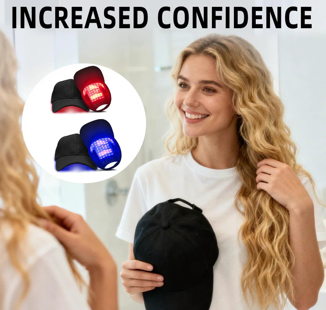 Quick Hair Regrowth Red Light Therapy Cap