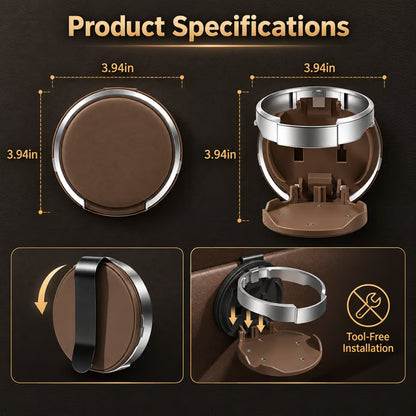 Universal Foldable Car Cup/Bottle Holder– (Perfect for all car)