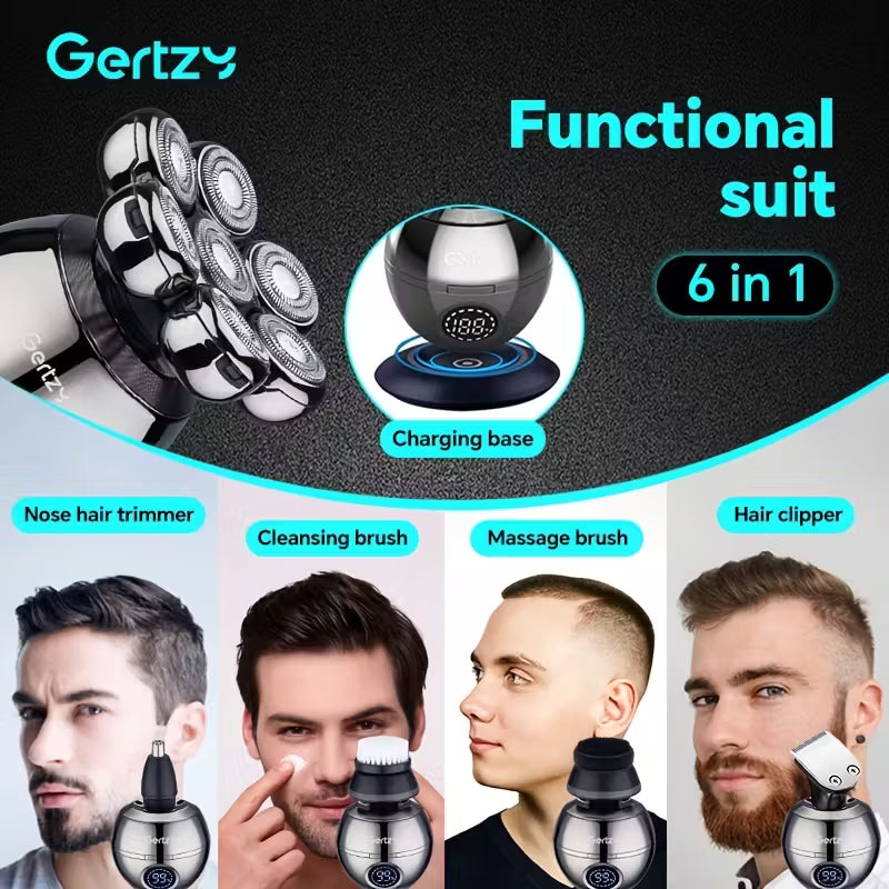 5 in 1 Electric Shaver kit, Equipped with Rotary Blades
