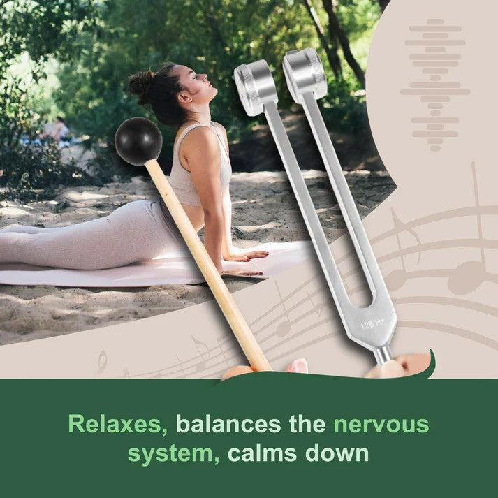 128 Hz Healing Therapy Fork Instrument