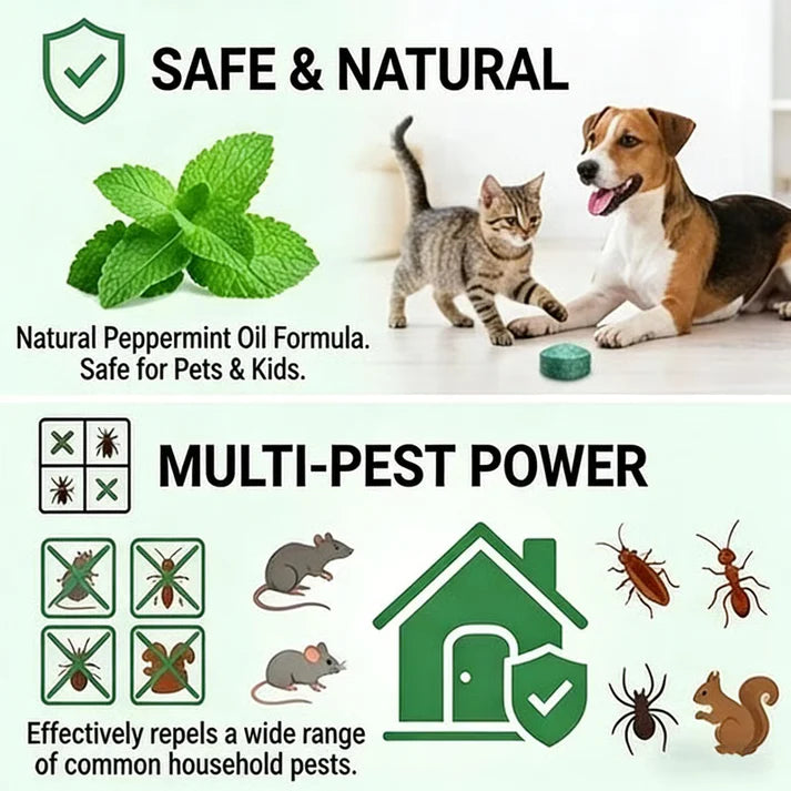 PestAway™ Rat & Cockroach Repellent Tablets(Pack of 12)