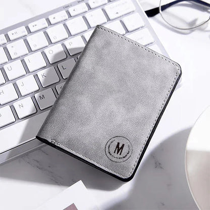 RFID Safe Short Leather Imported Wallet