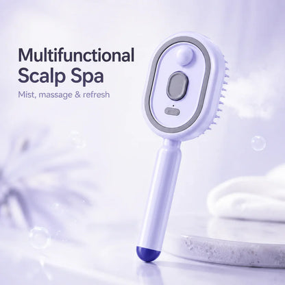 3 in 1 Hair Straightener Comb with Mist & Massage (Wireless)