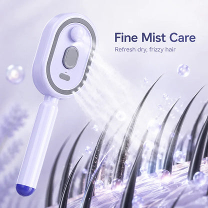 3 in 1 Hair Straightener Comb with Mist & Massage (Wireless)