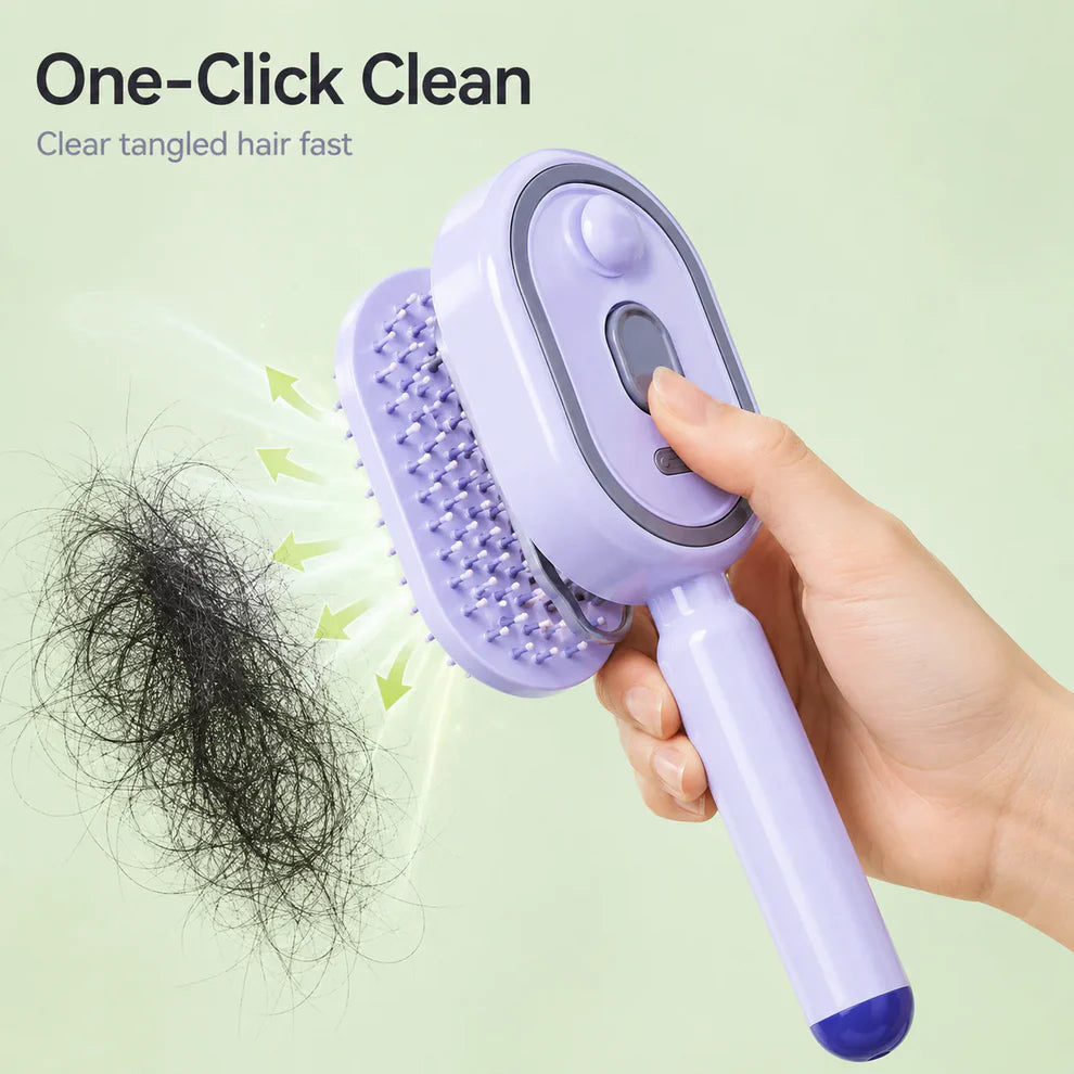 3 in 1 Hair Straightener Comb with Mist & Massage (Wireless)
