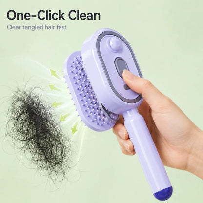 3 in 1 Hair Straightener Comb with Mist & Massage (Wireless)
