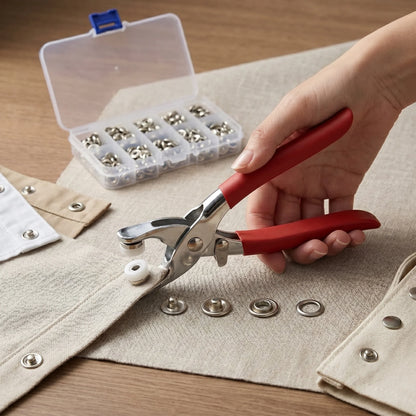 QuickSnap Button Plier Tool Kit | No-Sew Instant Press Buttons