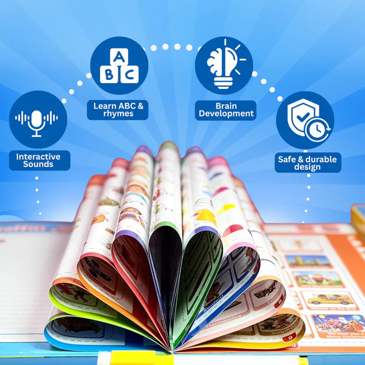 Learning Interactive First Phonics Sound Book (2-7year)