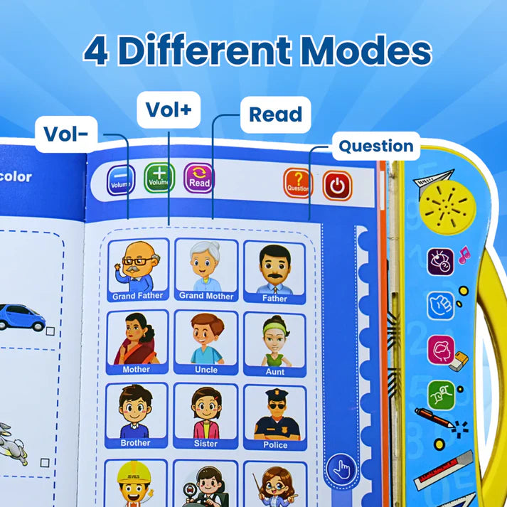 Learning Interactive First Phonics Sound Book (2-7year)